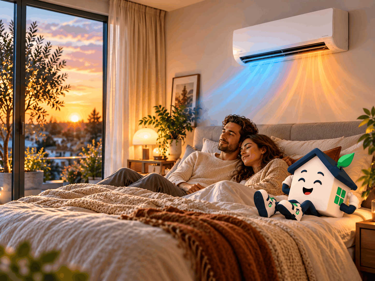 Airco in een woning — koelen en verwarmen
